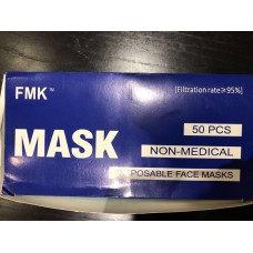 FMK disposable 3-ply mask 50pc/box